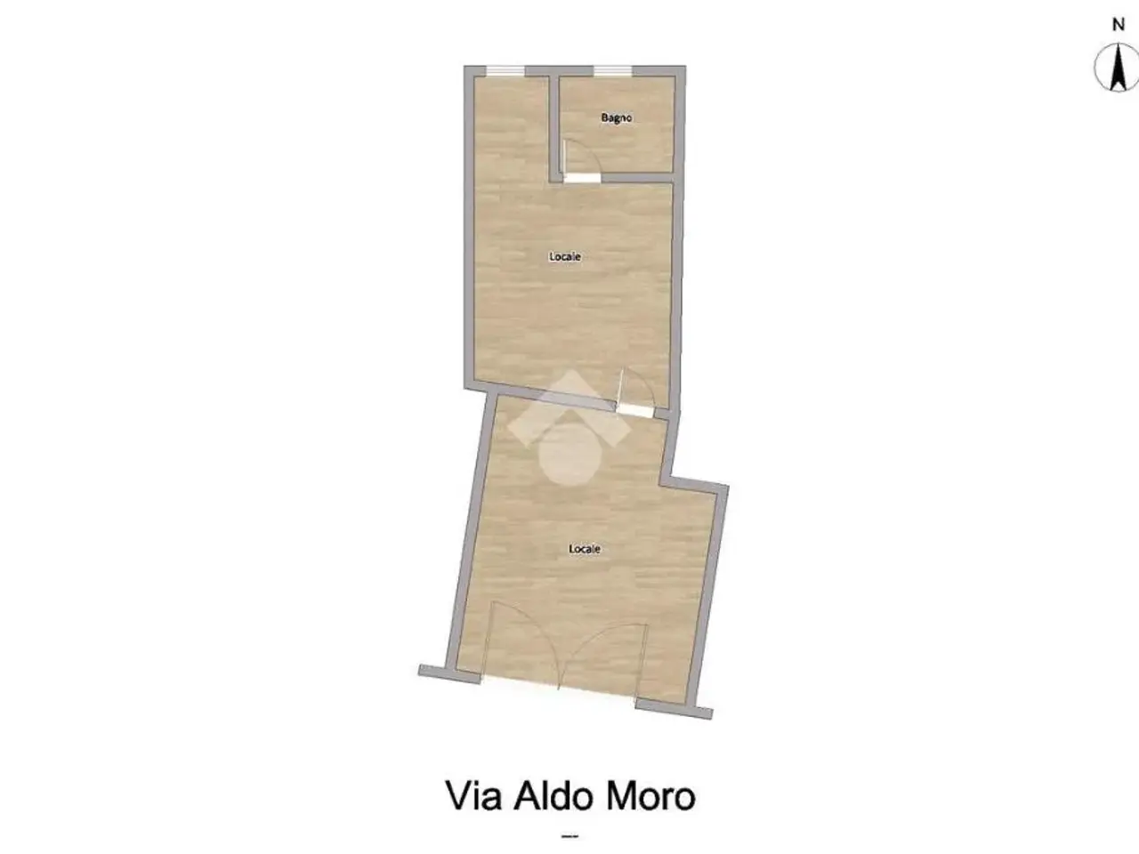 Negozio in Via Aldo Moro 52, San Giorgio A Cremano, {3} - Planimetria 1