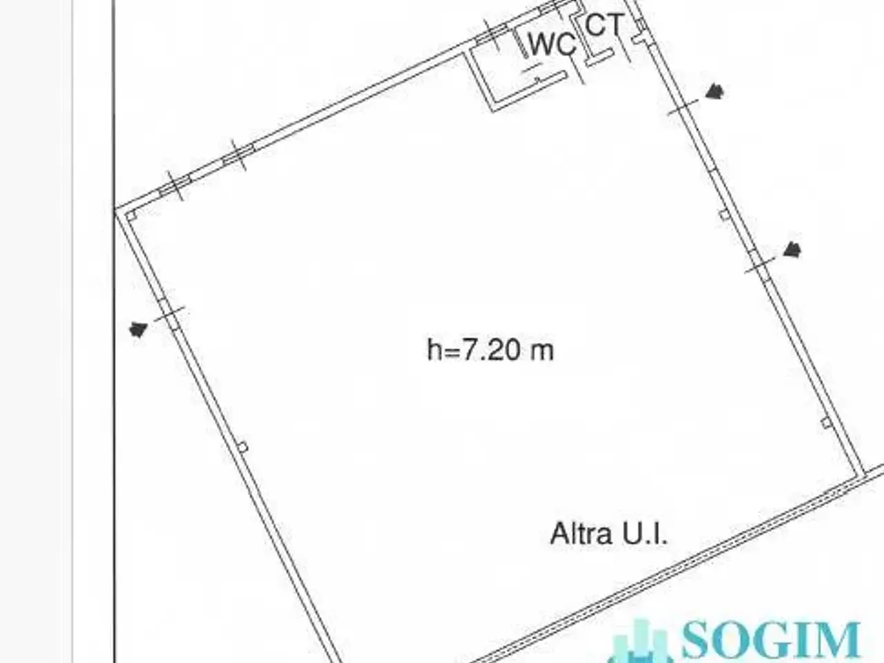 Capannone in Via Bisbino 2, Cantu', {3} - Planimetria 1