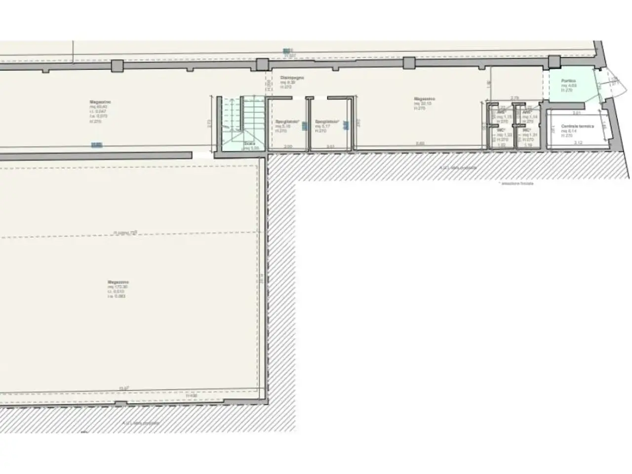 Magazzino in Viale Giacomo Matteotti 23, Forli', {3} - Planimetria 1