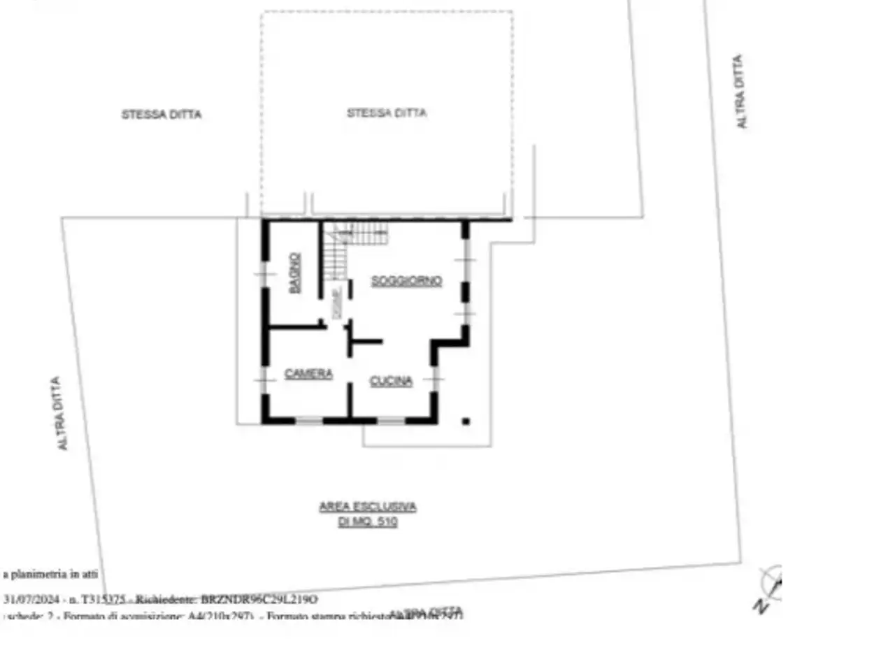 Villa a schiera in vendita, Via Padre Pio 5, Sanfre' - Planimetria 1