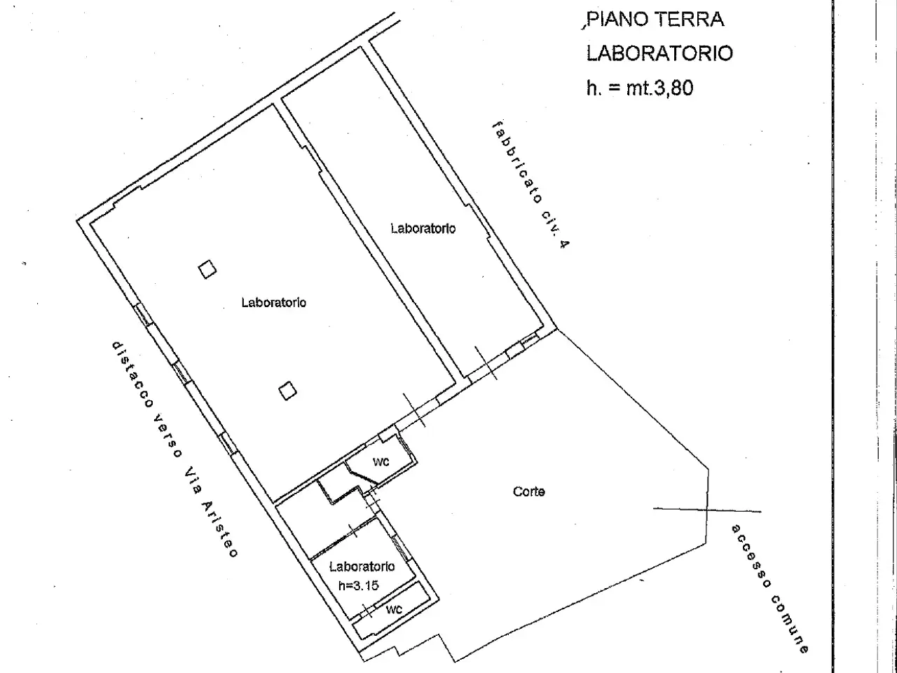 Capannone in Via Vertumno 6, Roma, {3} - Planimetria 1