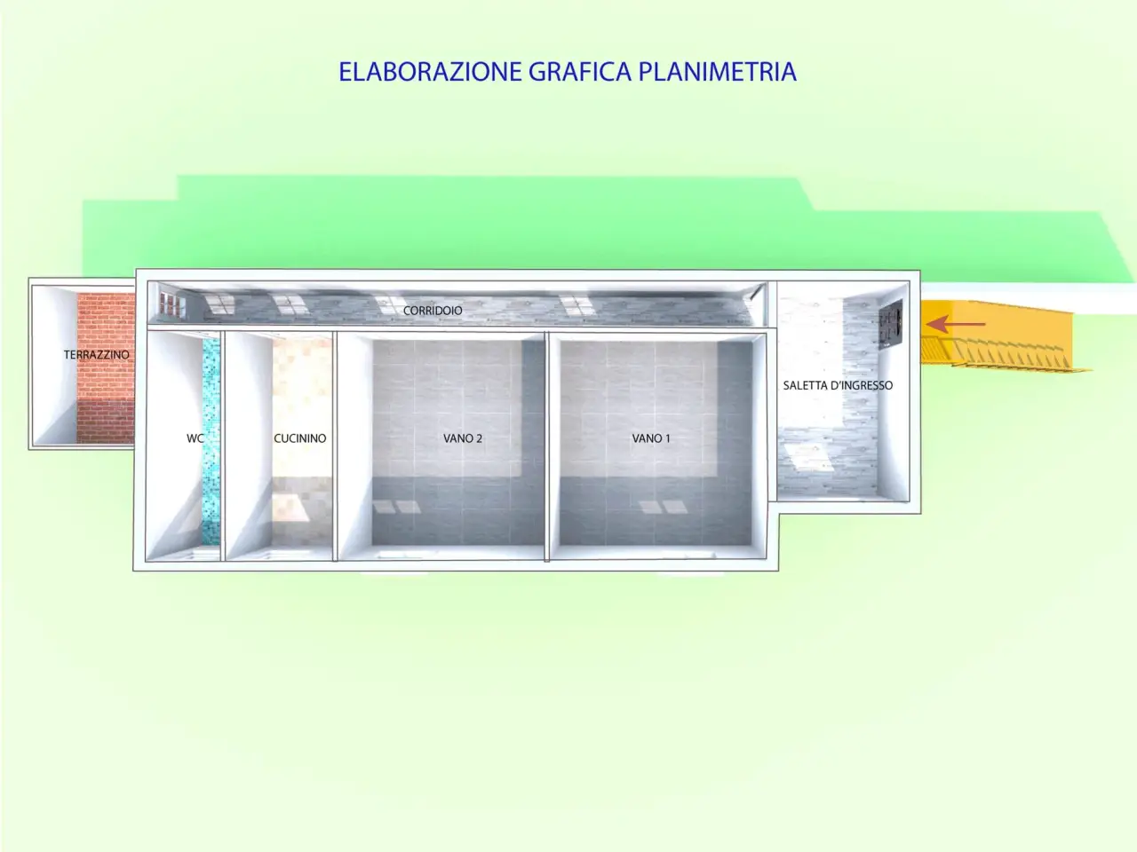 Ufficio in , Catania, {3} - Planimetria 1