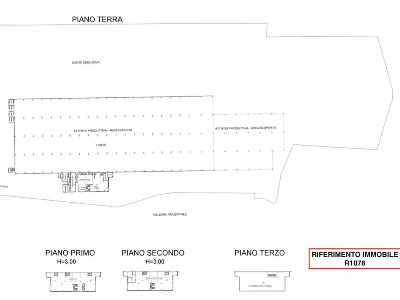 Magazzino in S.P. 1c 135, Sant'Egidio Alla Vibrata, {3} - Planimetria 1