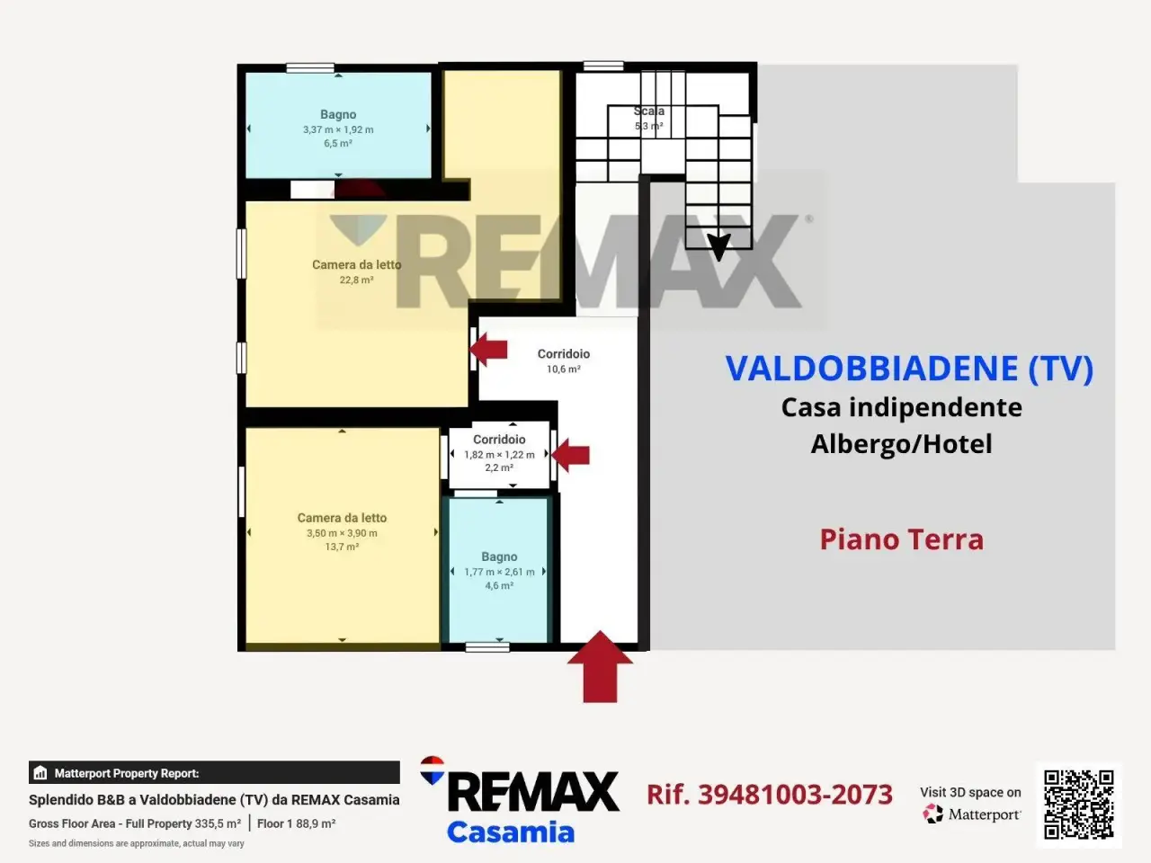 Albergo in , Valdobbiadene, {3} - Planimetria 1