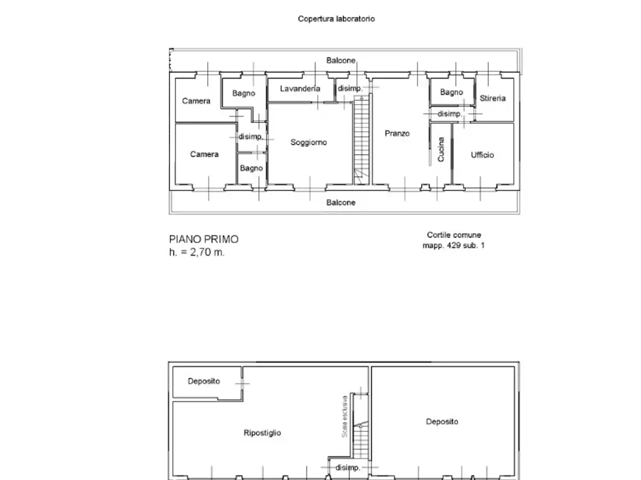 Laboratorio in Via Cimabue 11, Parabiago, {3} - Planimetria 1