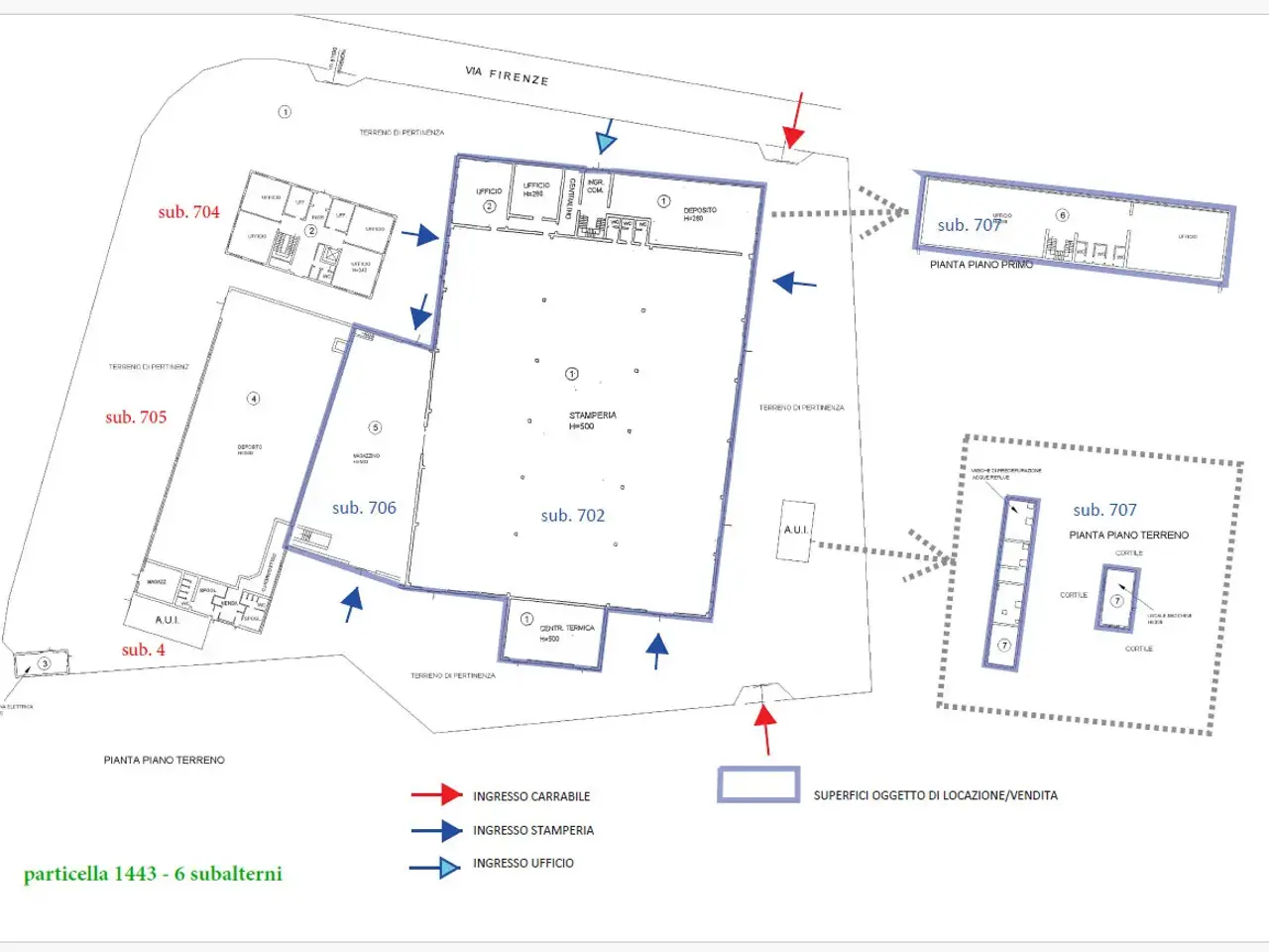 Magazzino in Via Firenze 3, Villa Guardia, {3} - Planimetria 1