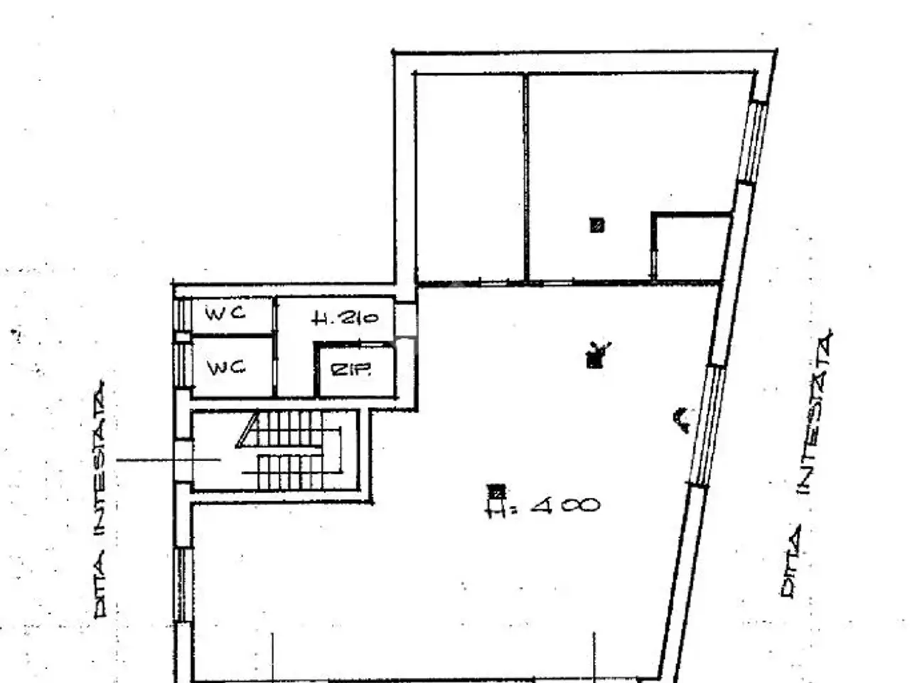 Negozio in Via Fontana delle Rose 93, Velletri, {3} - Planimetria 1