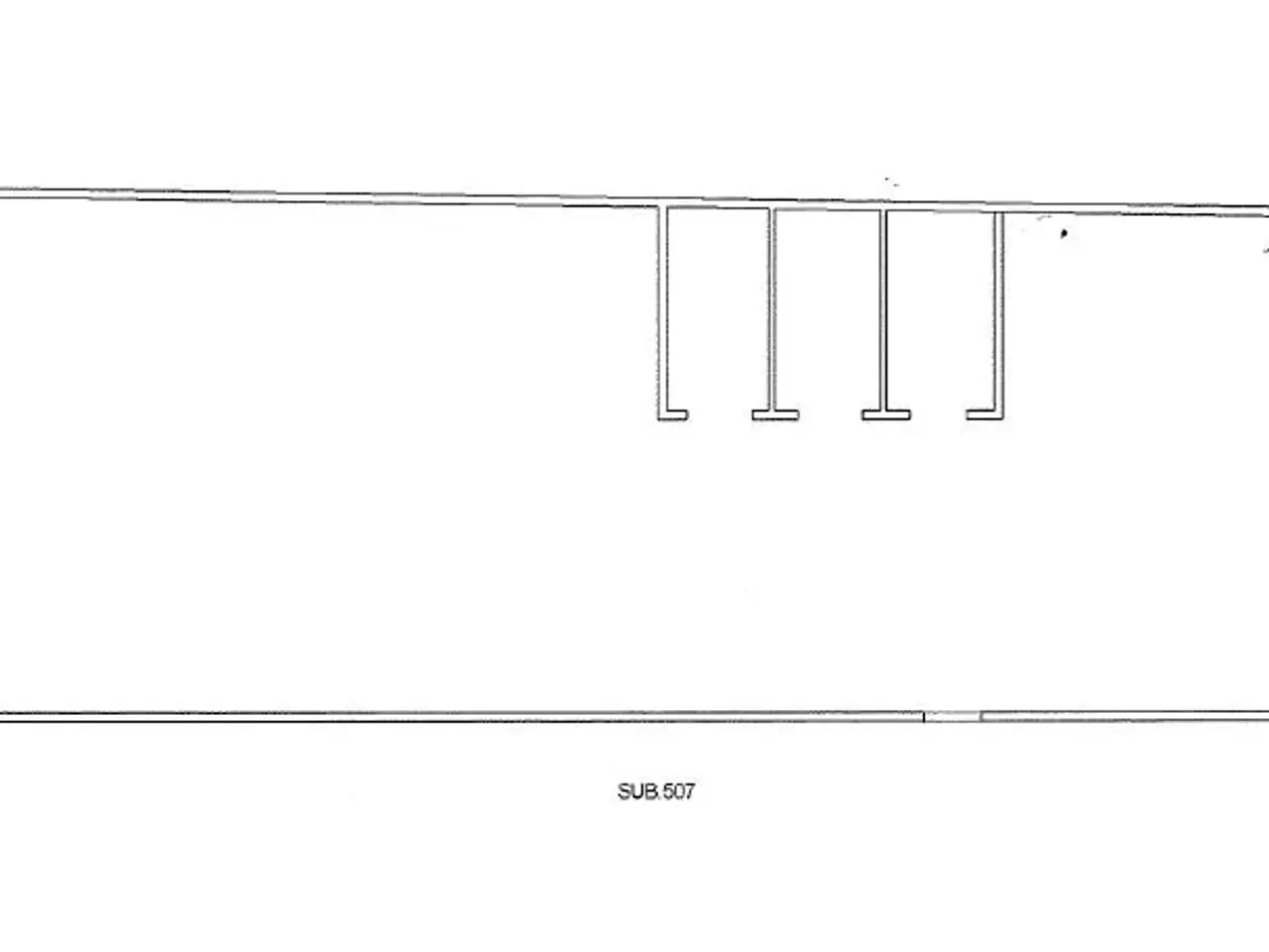 Capannone in Via Ostiense 985, Roma, {3} - Planimetria 1