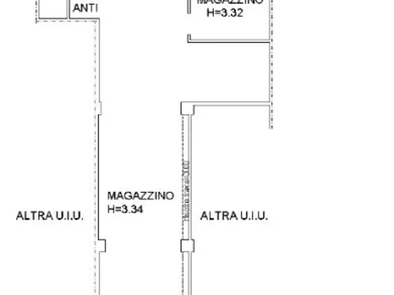 Magazzino in , Bologna, {3} - Planimetria 1
