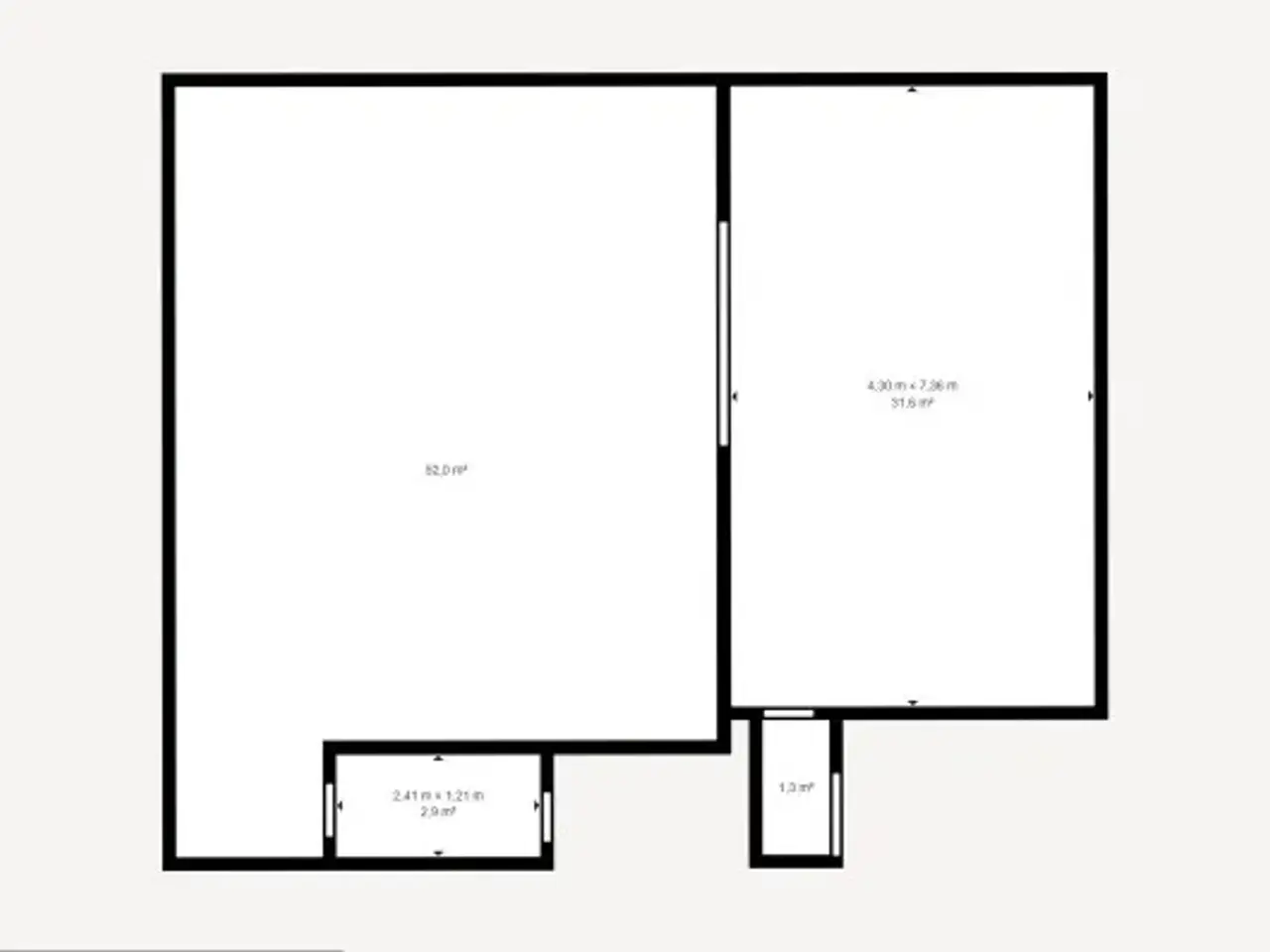 Negozio in Via Bernini 26, Cesenatico, {3} - Planimetria 1