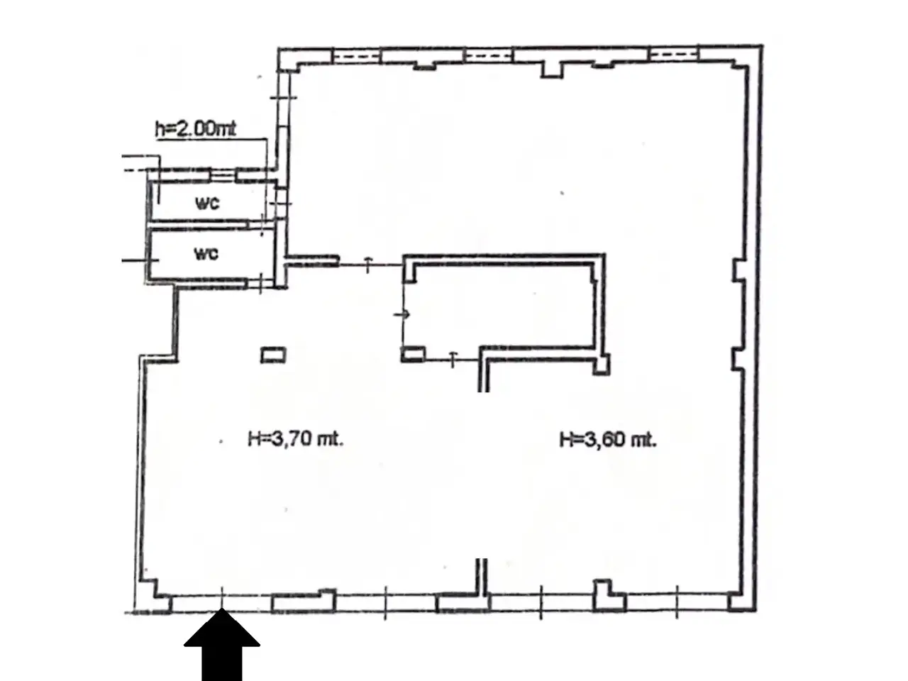 Negozio in Via Giacomo Leopardi, Monopoli, {3} - Planimetria 1