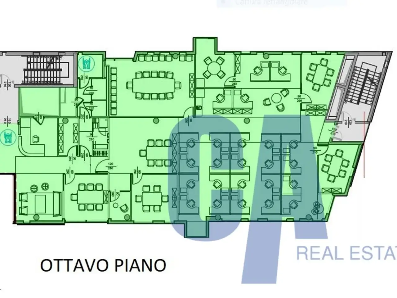 Ufficio in Strada Milano Fiori, Assago, {3} - Planimetria 1