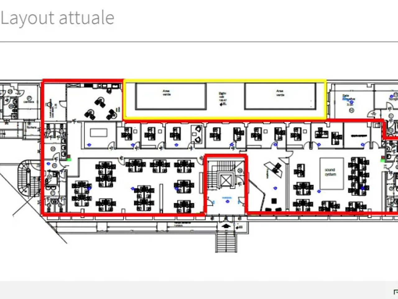 Ufficio in Via Decembrio 28, Milano, {3} - Planimetria 1