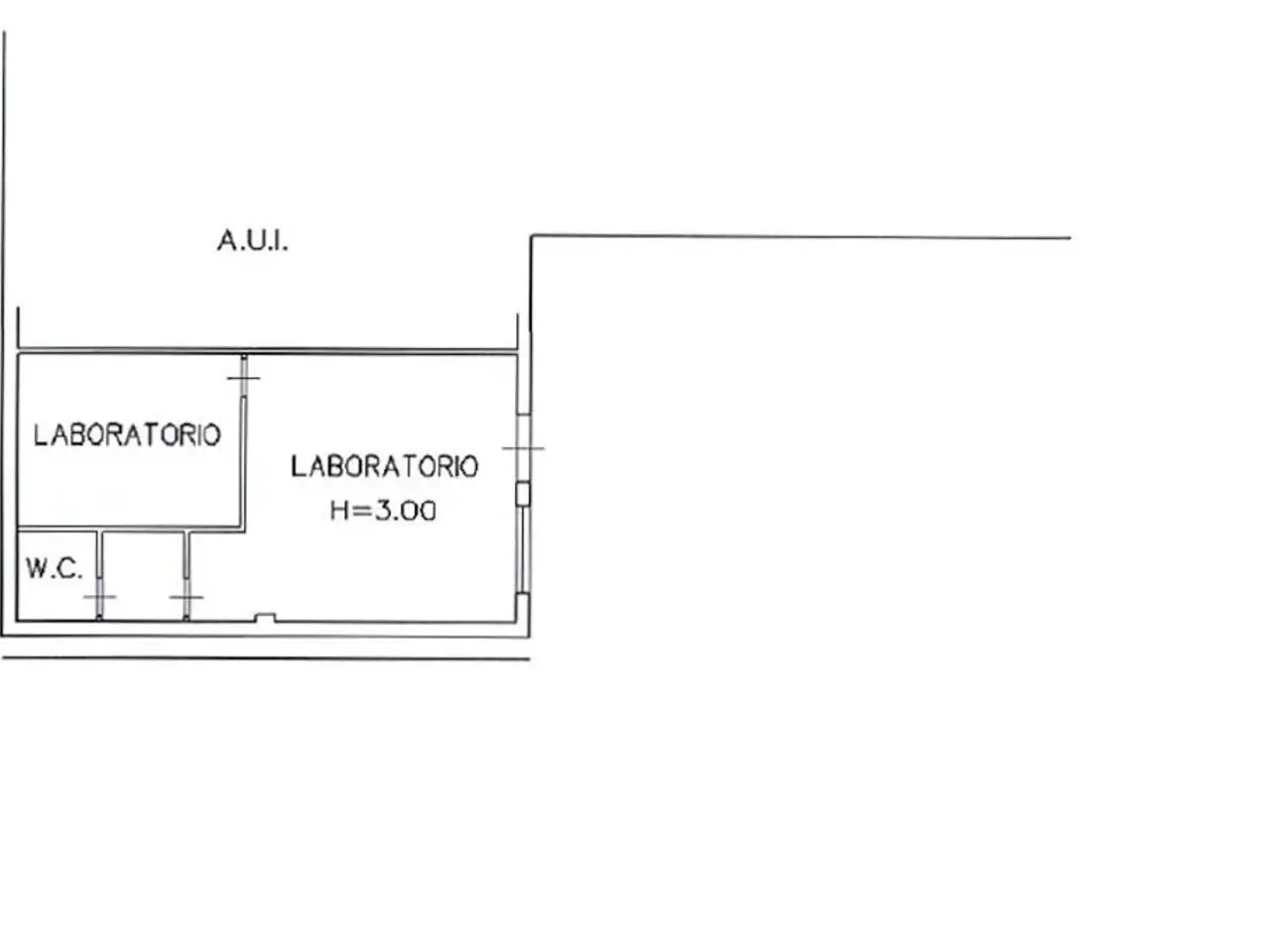 Negozio in Viale Sant'Eufemia 1, Brescia, {3} - Planimetria 1