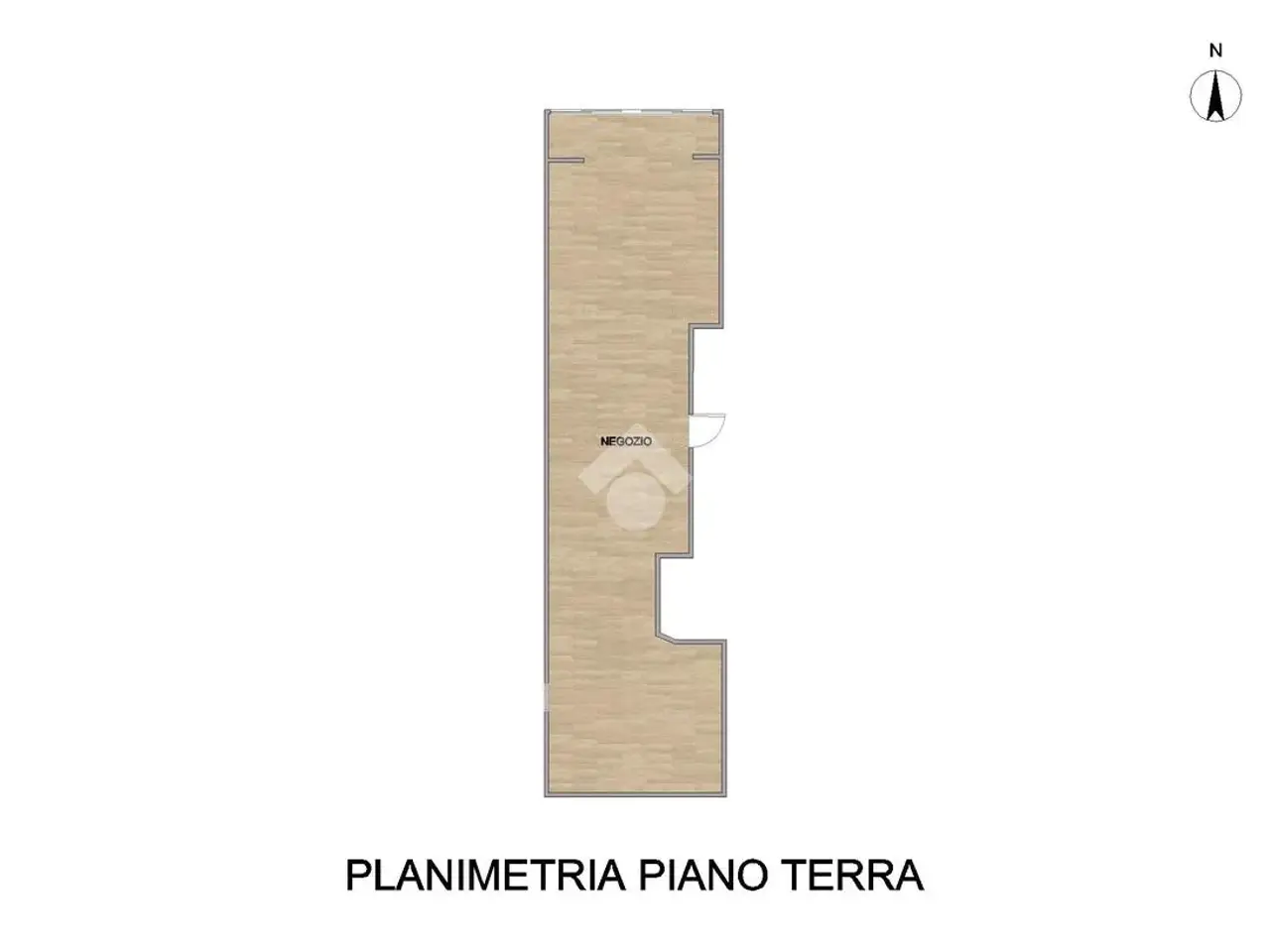 Negozio in Via XX Settembre 77, Piacenza, {3} - Planimetria 1