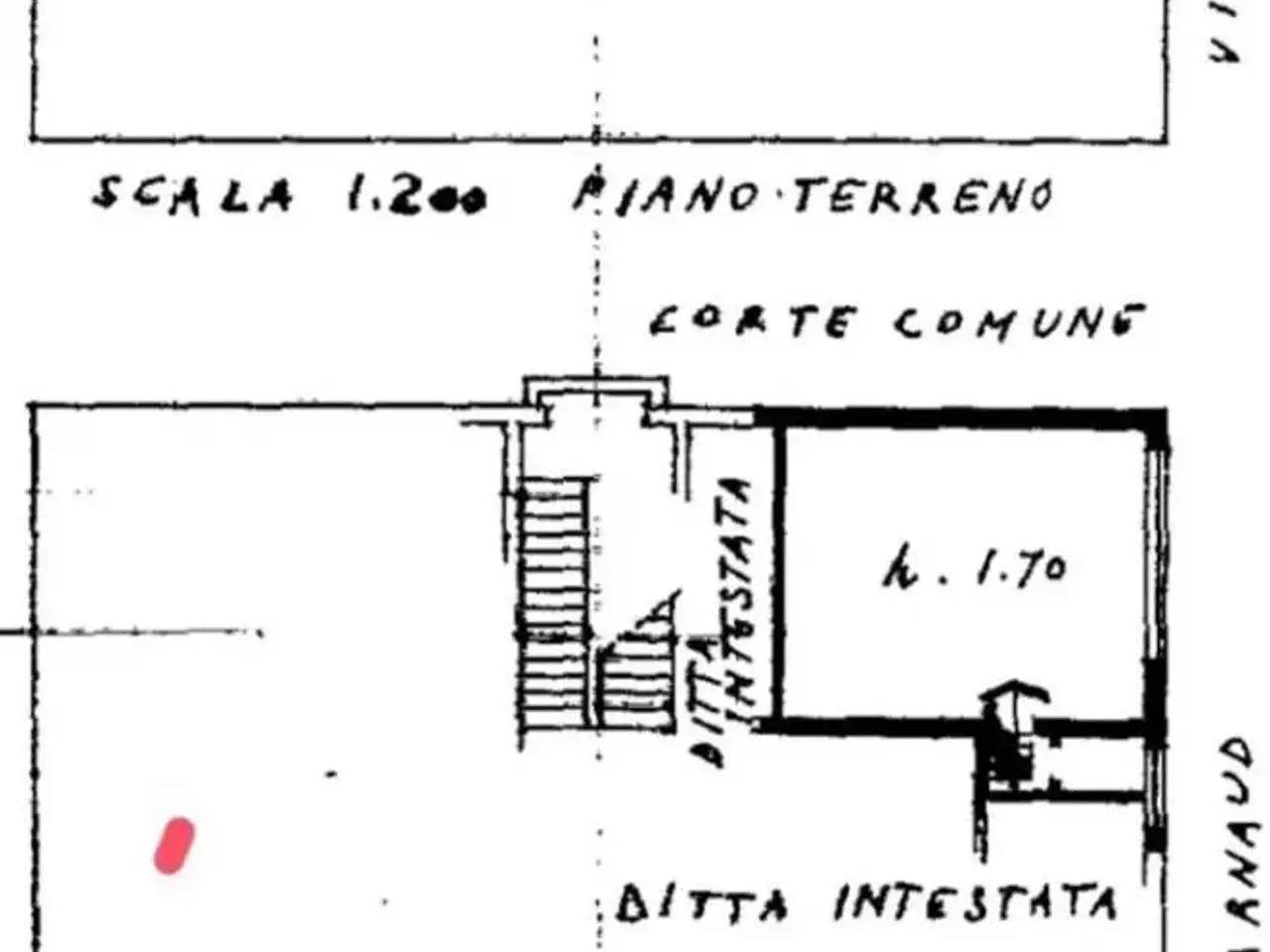 Negozio in Via Vittorio Alfieri, Bologna - Planimetria 1