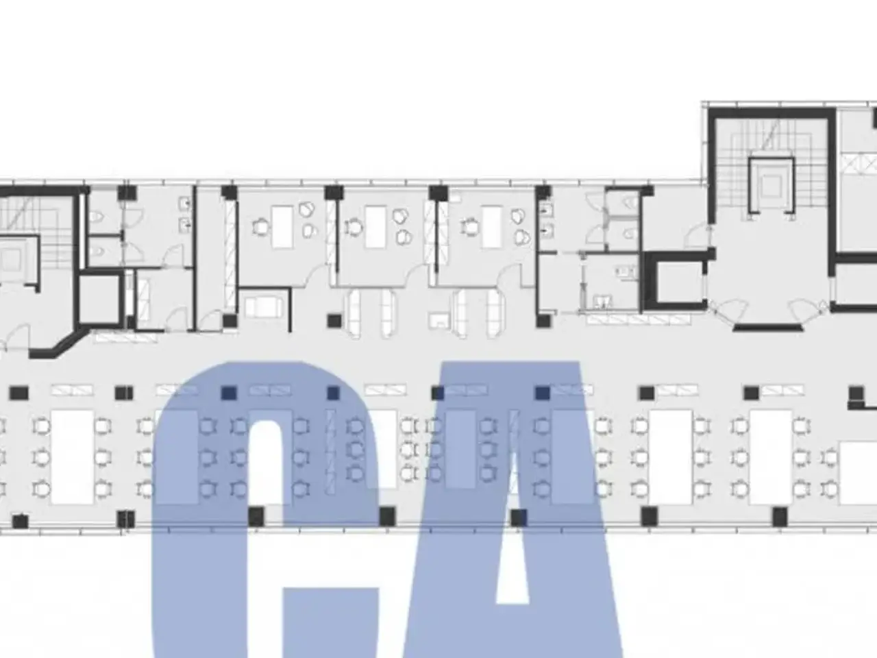 Ufficio in Via Gioia Melchiorre, Milano, {3} - Planimetria 1