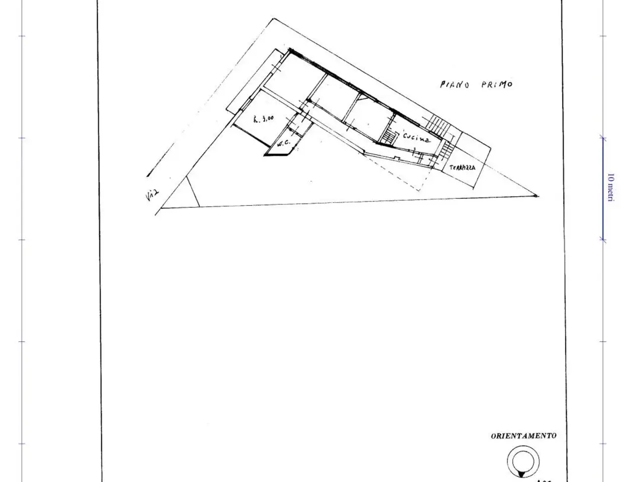 Appartamento in vendita, Via Giovanni Sercambi, Lucca - Planimetria 1