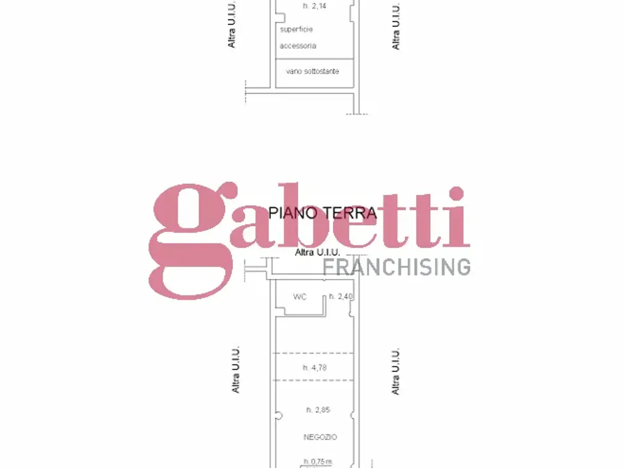 Negozio in Via Vasco De Gama  1 , Firenze, {3} - Planimetria 1