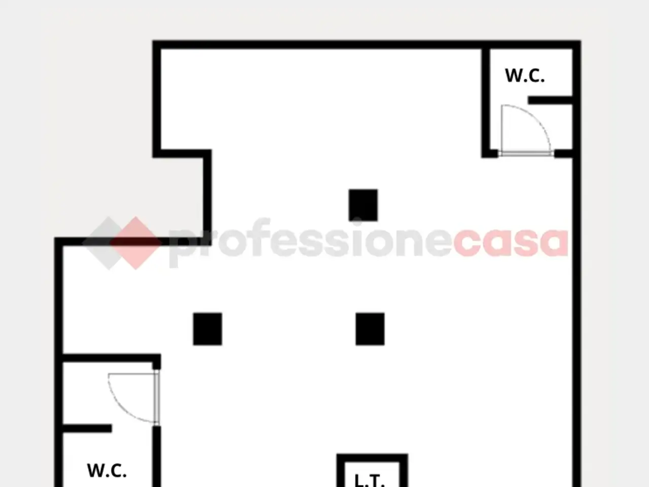 Negozio in Via Stati Uniti 4, L'Aquila, {3} - Planimetria 1