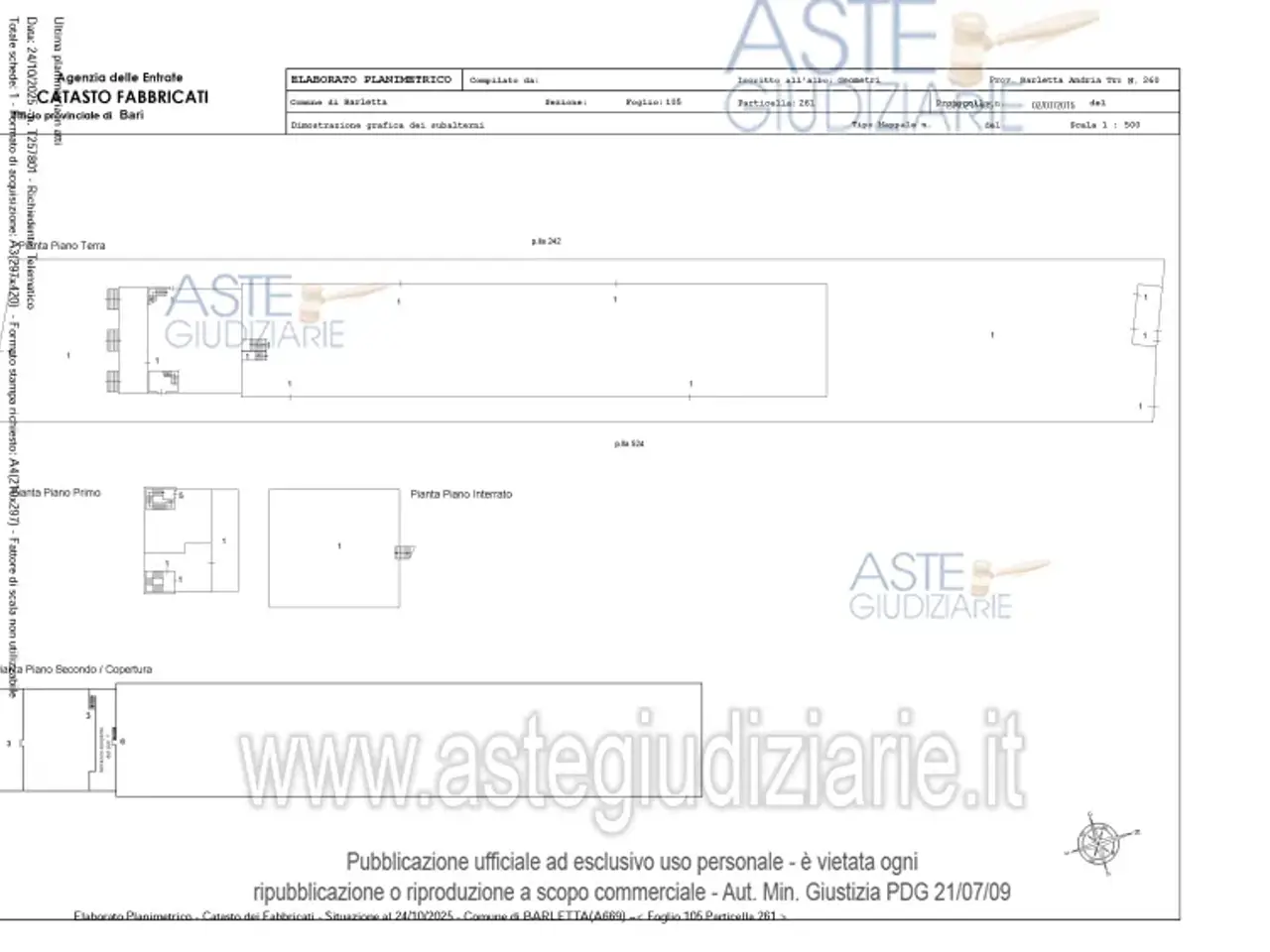 Capannone in Via Euro 19 19, Barletta, {3} - Planimetria 1
