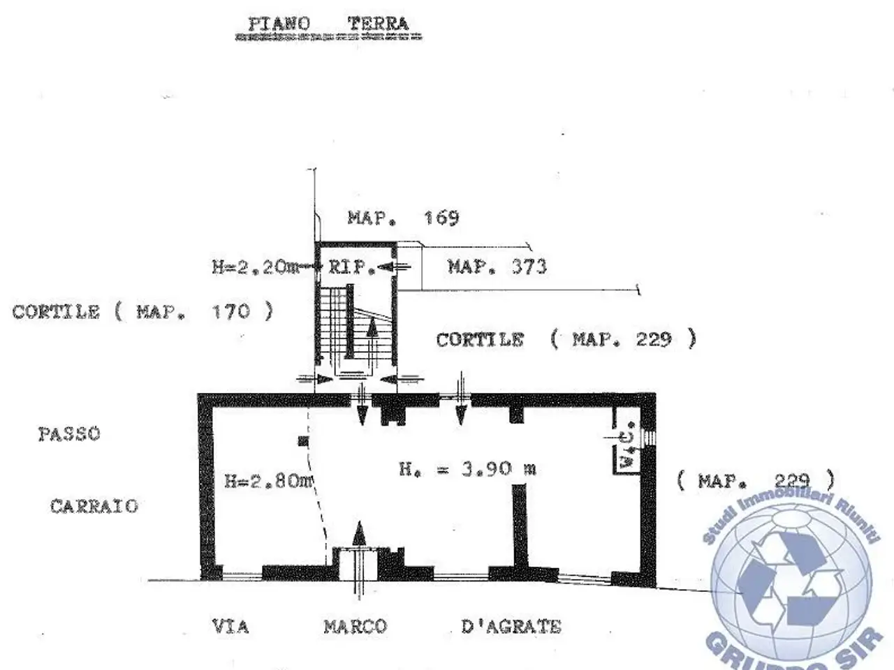 Negozio in Via Marco d'Agrate 10, Monza, {3} - Planimetria 1