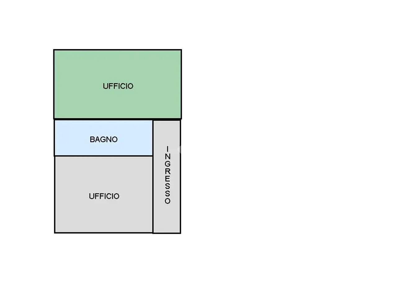 Ufficio in Viale Vittorio Emanuele Orlando 24, Citta' Di Castello, {3} - Planimetria 1