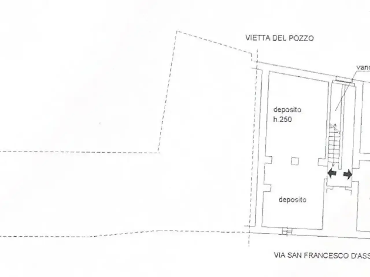 Magazzino in Via San Francesco d'Assisi 5, Saluzzo, {3} - Planimetria 1