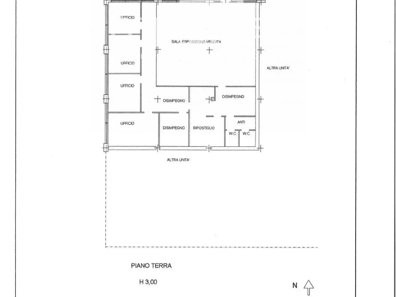 Negozio in Lancenigo, Villorba, {3} - Planimetria 1