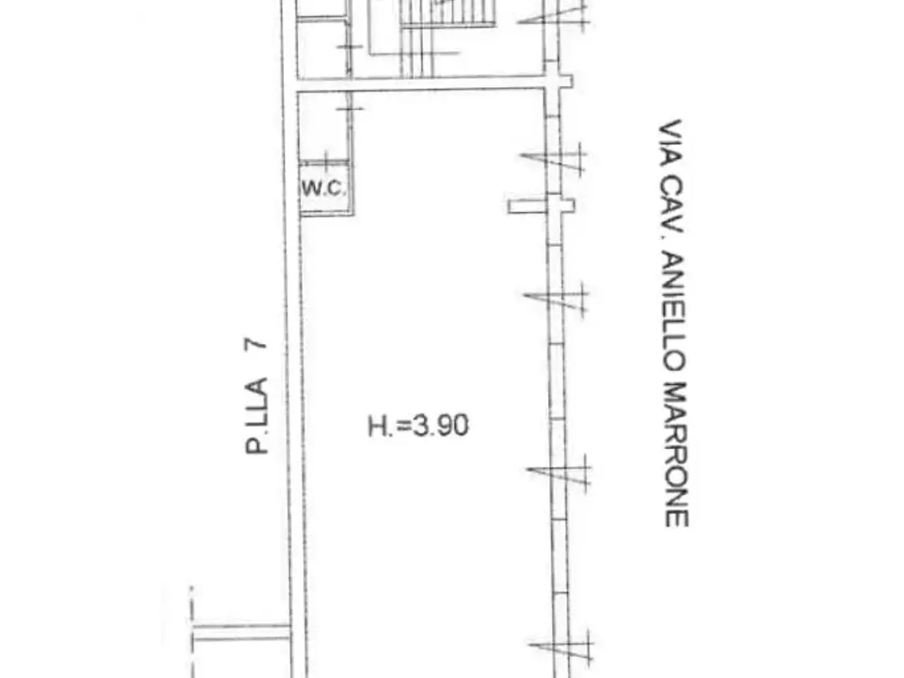 Negozio in Via Roma 150, Melito Di Napoli, {3} - Planimetria 1