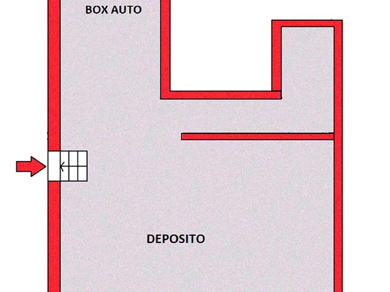 Magazzino in Via delle Gardenie  11 , Cusano Milanino, {3} - Planimetria 1