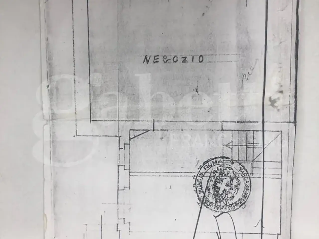 Negozio in Via Ferruccio, Roma, {3} - Planimetria 1