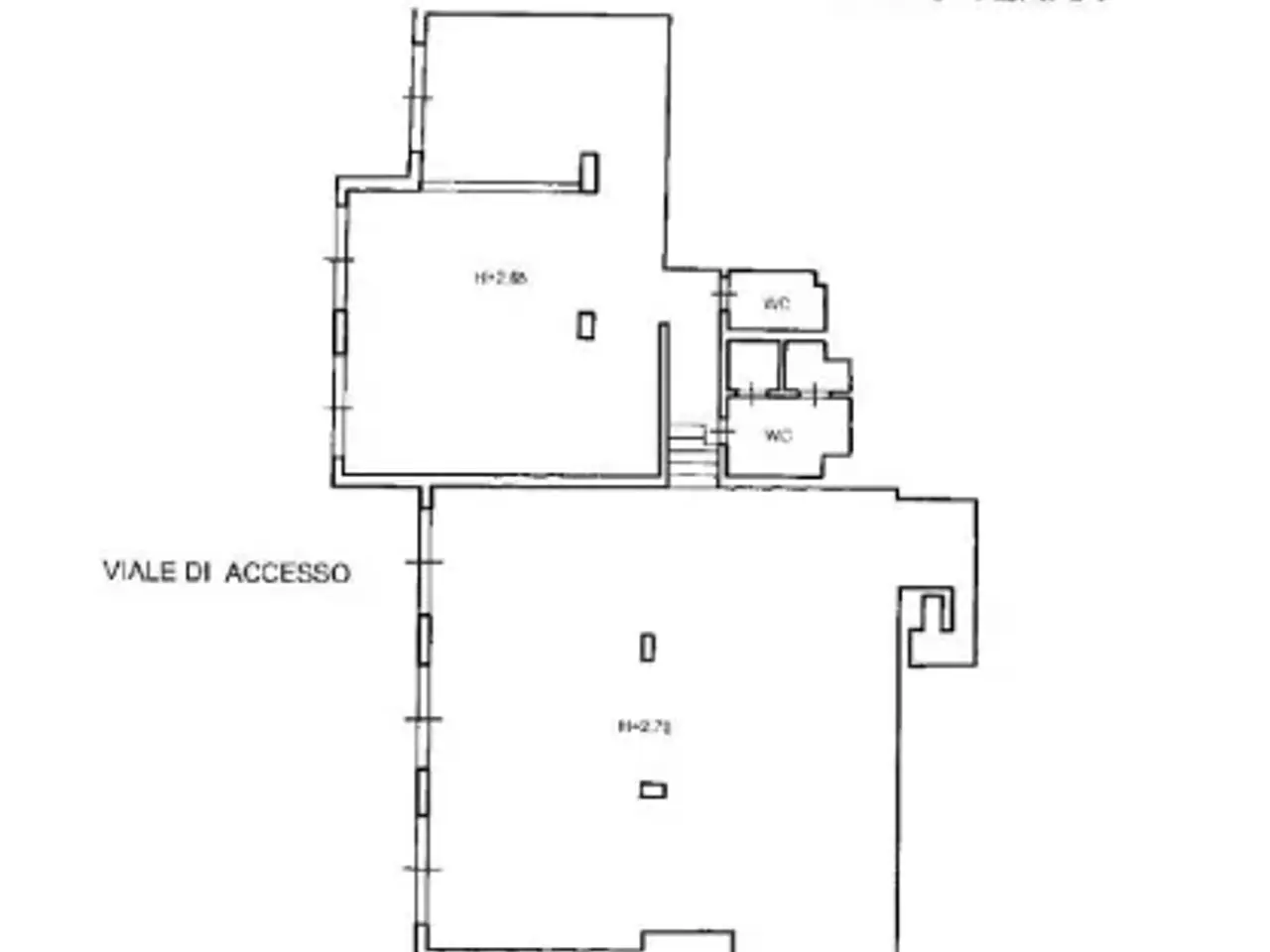 Magazzino in Via Sant'Antonio a Capodimonte, Napoli, {3} - Planimetria 1