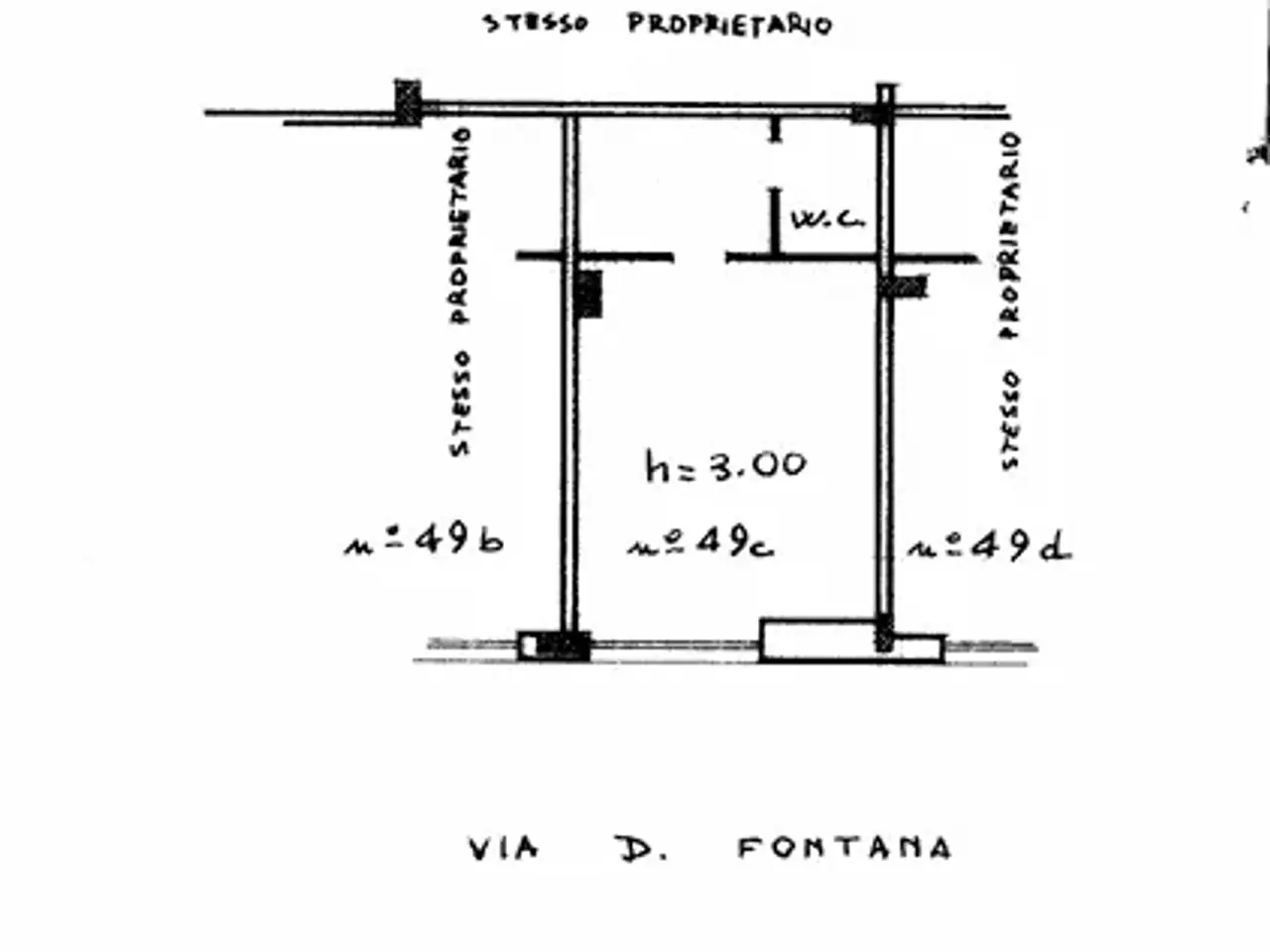 Negozio in Via Domenico Fontana, Napoli, {3} - Planimetria 1