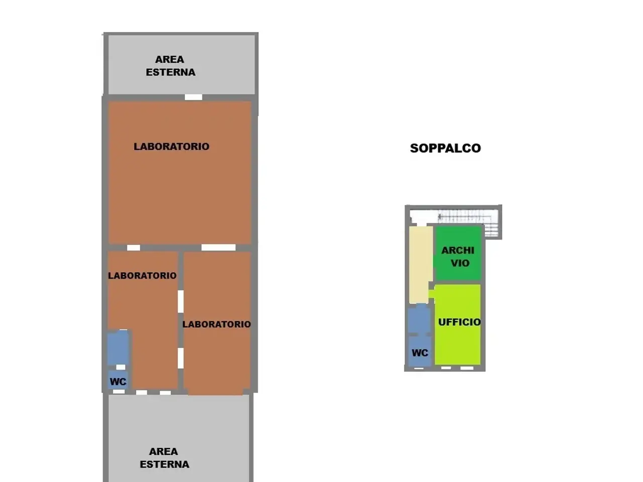 Capannone in Via Saronno 121, Caronno Pertusella, {3} - Planimetria 1