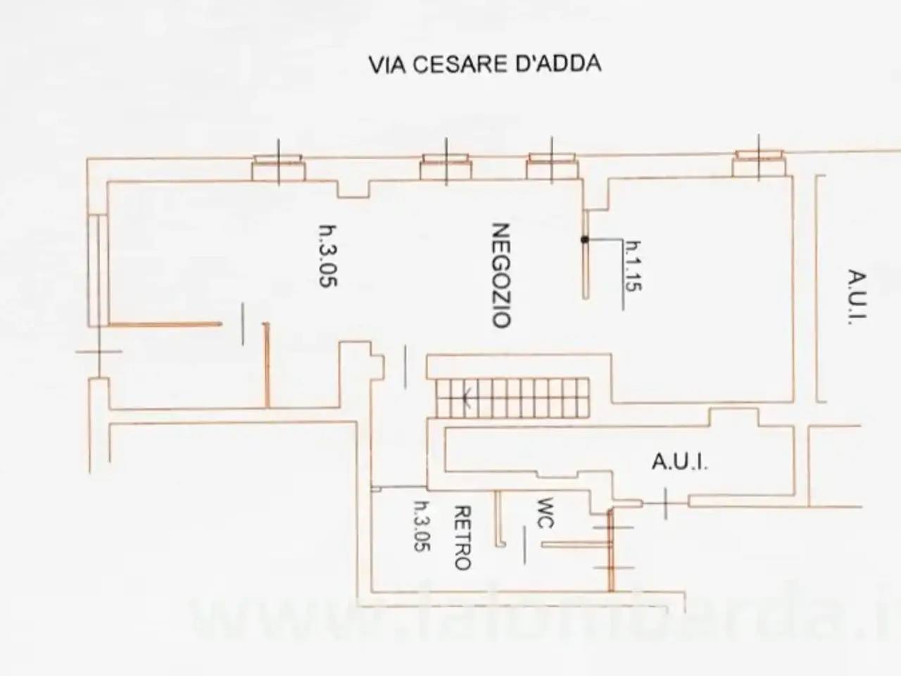 Negozio in Via Matteotti 23, Desio, {3} - Planimetria 1