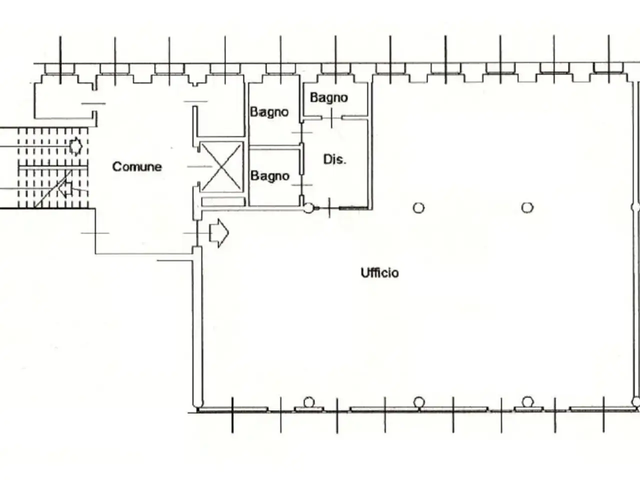 Ufficio in Via del Commercio 1, Bernareggio, {3} - Planimetria 1