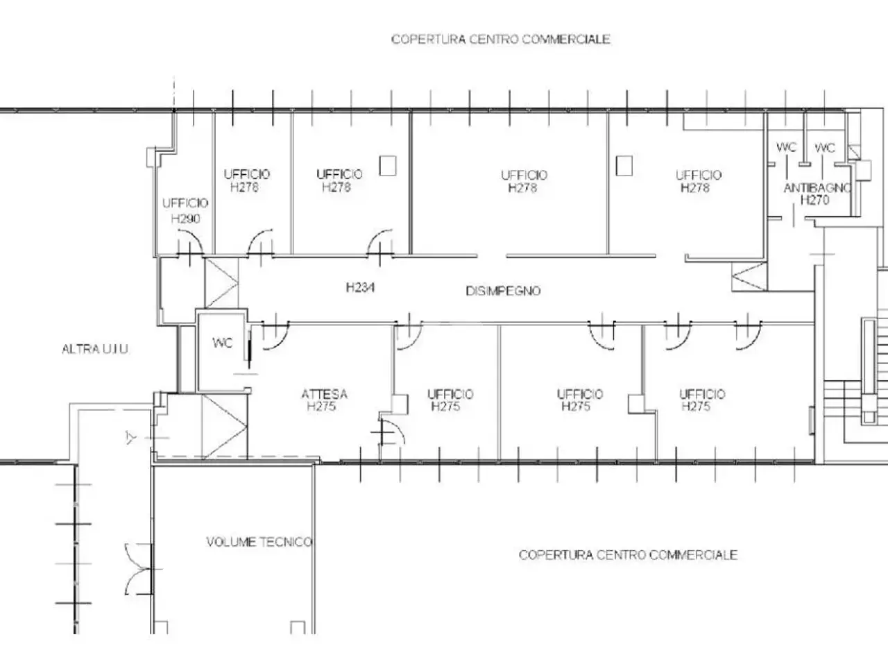 Ufficio in Via Antonio Cechov 48, Milano, {3} - Planimetria 1