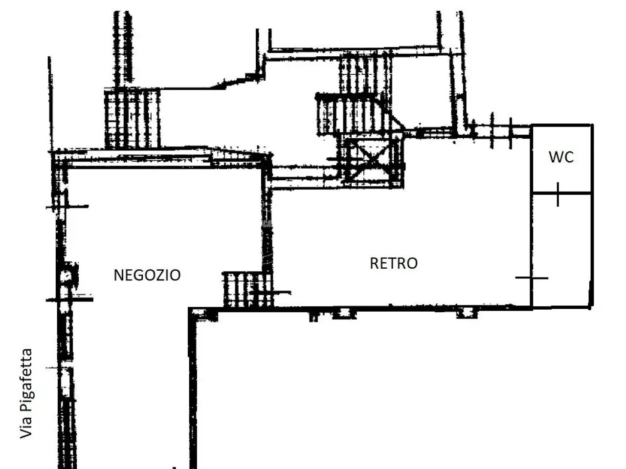 Negozio in Via Cristoforo Colombo 57, Torino, {3} - Planimetria 1