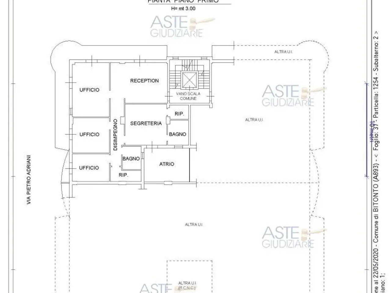 Ufficio in Viale Europa, Bitonto, {3} - Planimetria 1