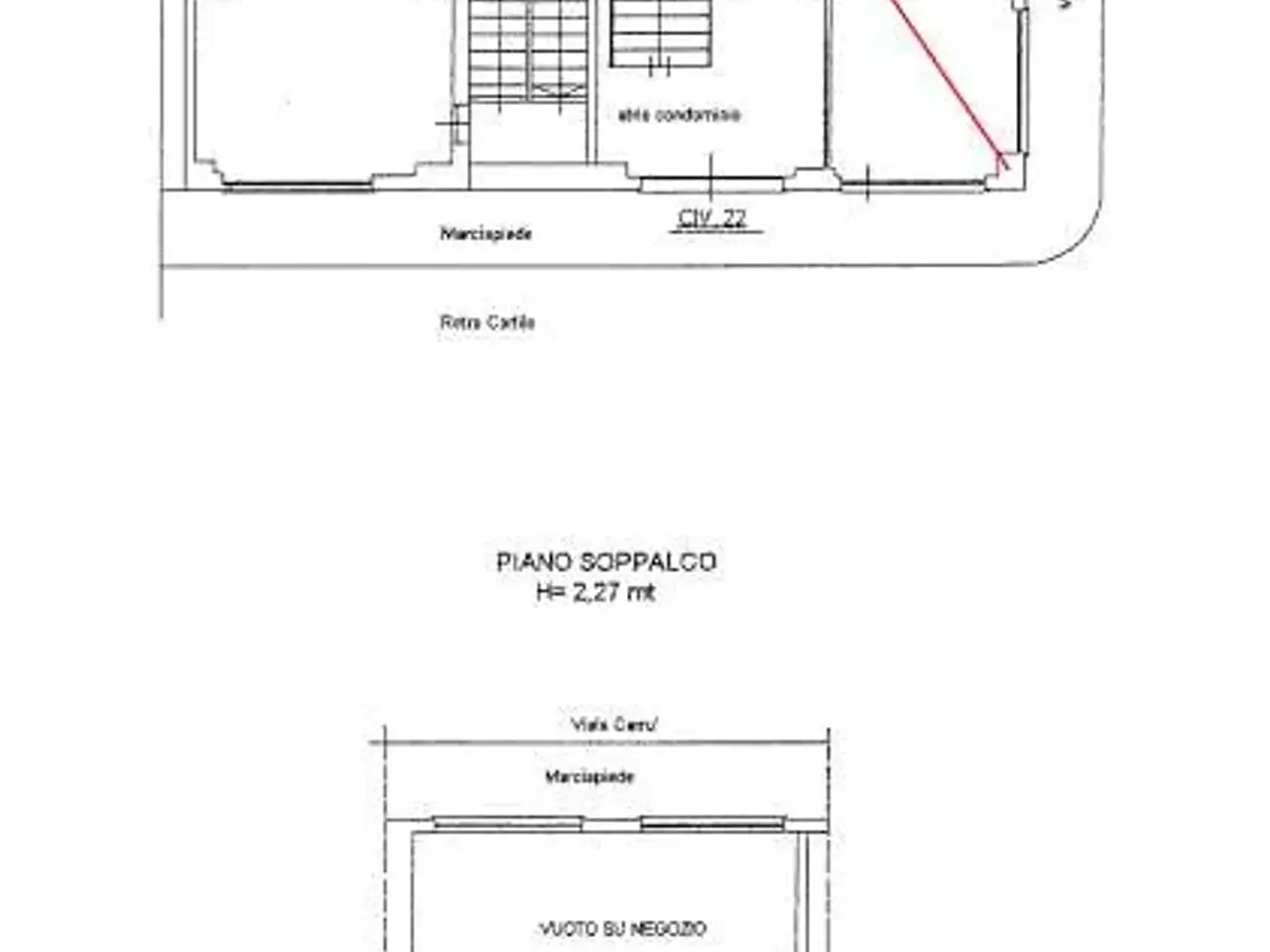 Negozio in Viale Carrù 22, Rivoli, {3} - Planimetria 1