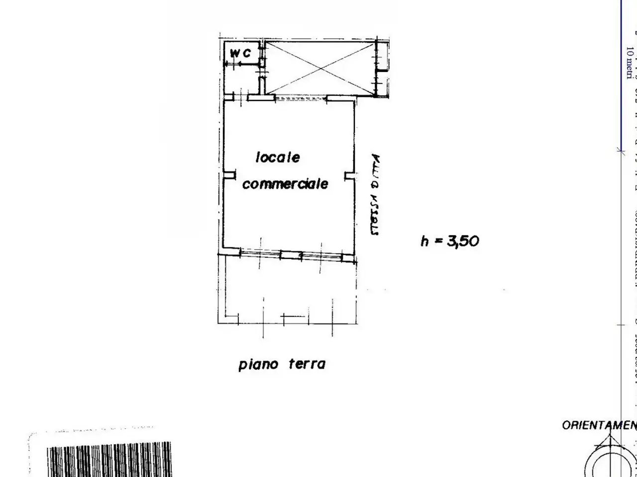 Negozio in Via Imperatore Augusto 18, Brindisi, {3} - Planimetria 1