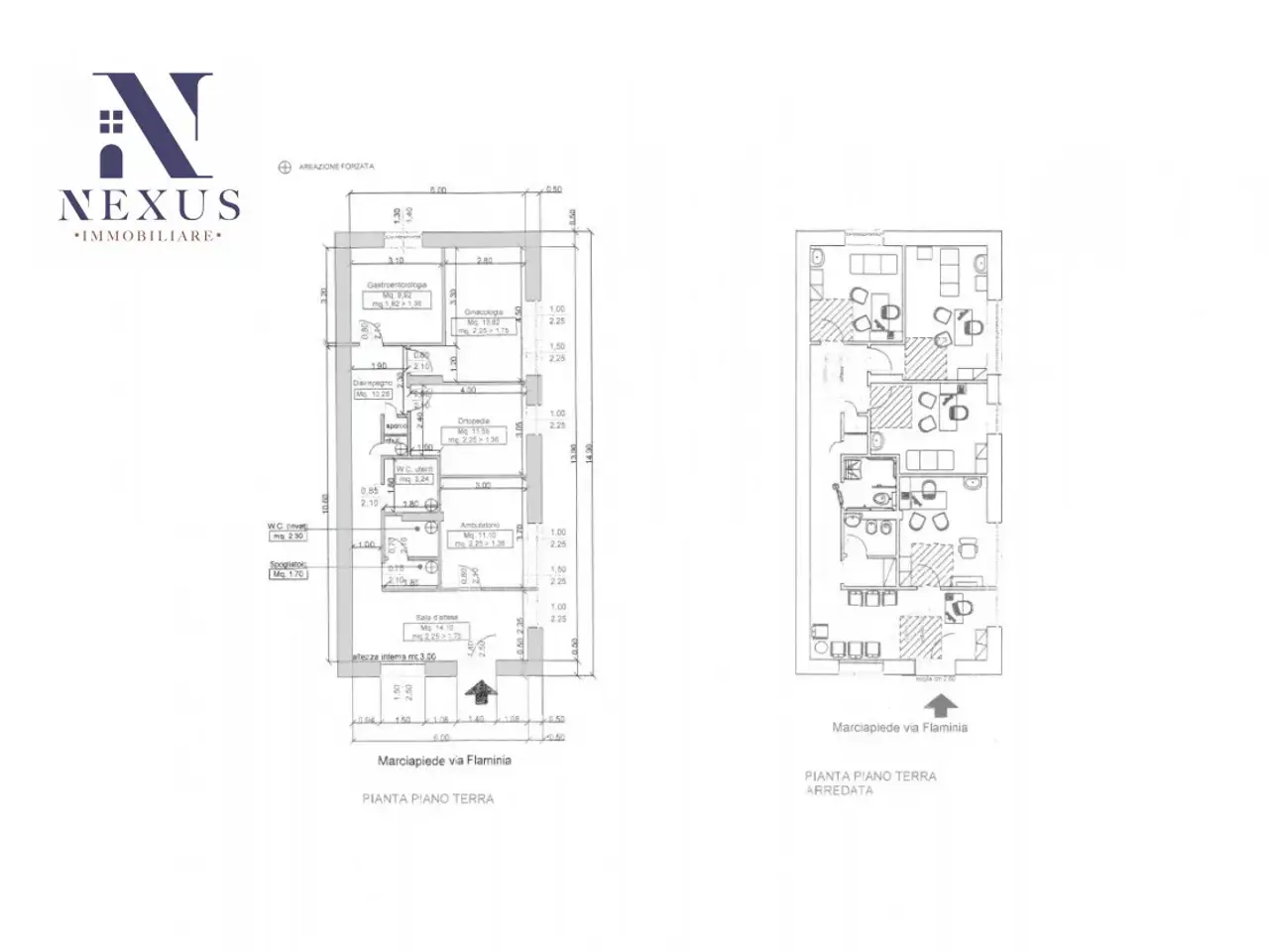 Ufficio in Via Flaminia 162, Cartoceto, {3} - Planimetria 1