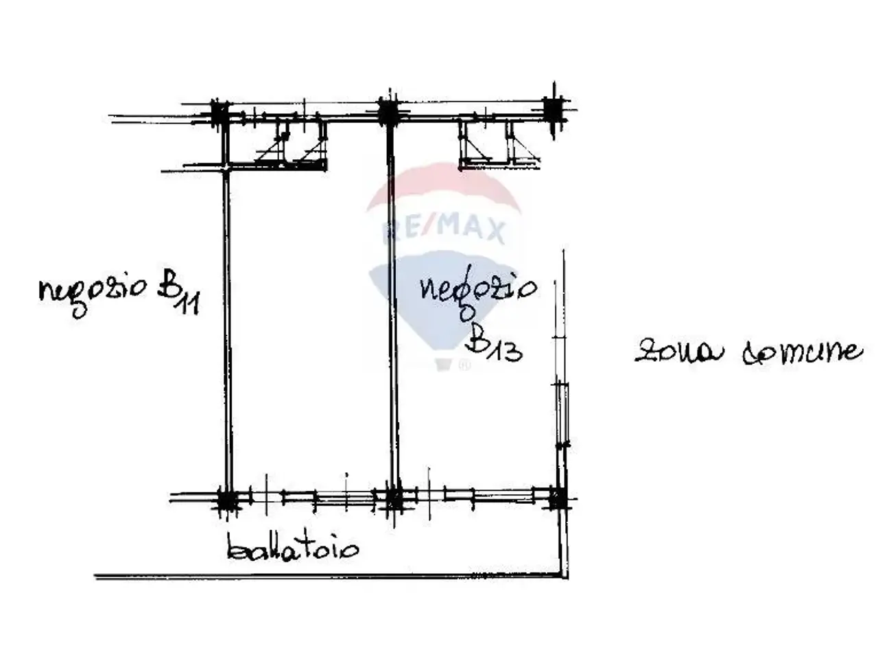 Negozio in Via a. Moro 121, San Donato Milanese, {3} - Planimetria 1