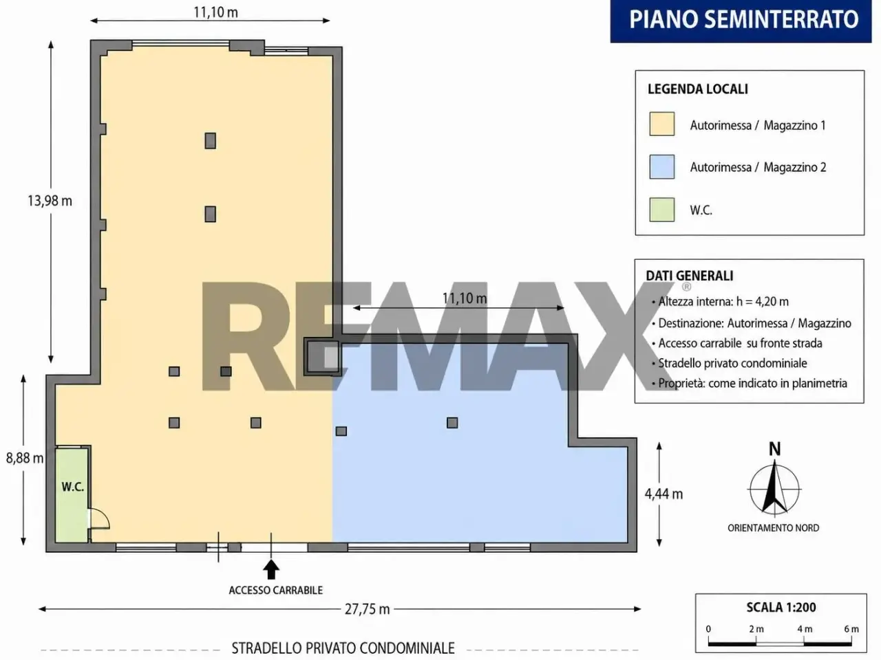 Magazzino in Circonvallazione - Via Marco Polo 50 - Via Pidatella 263 - Via Duca degli Abbruzzi 192 B Viale Marc, Catania, {3} - Planimetria 1