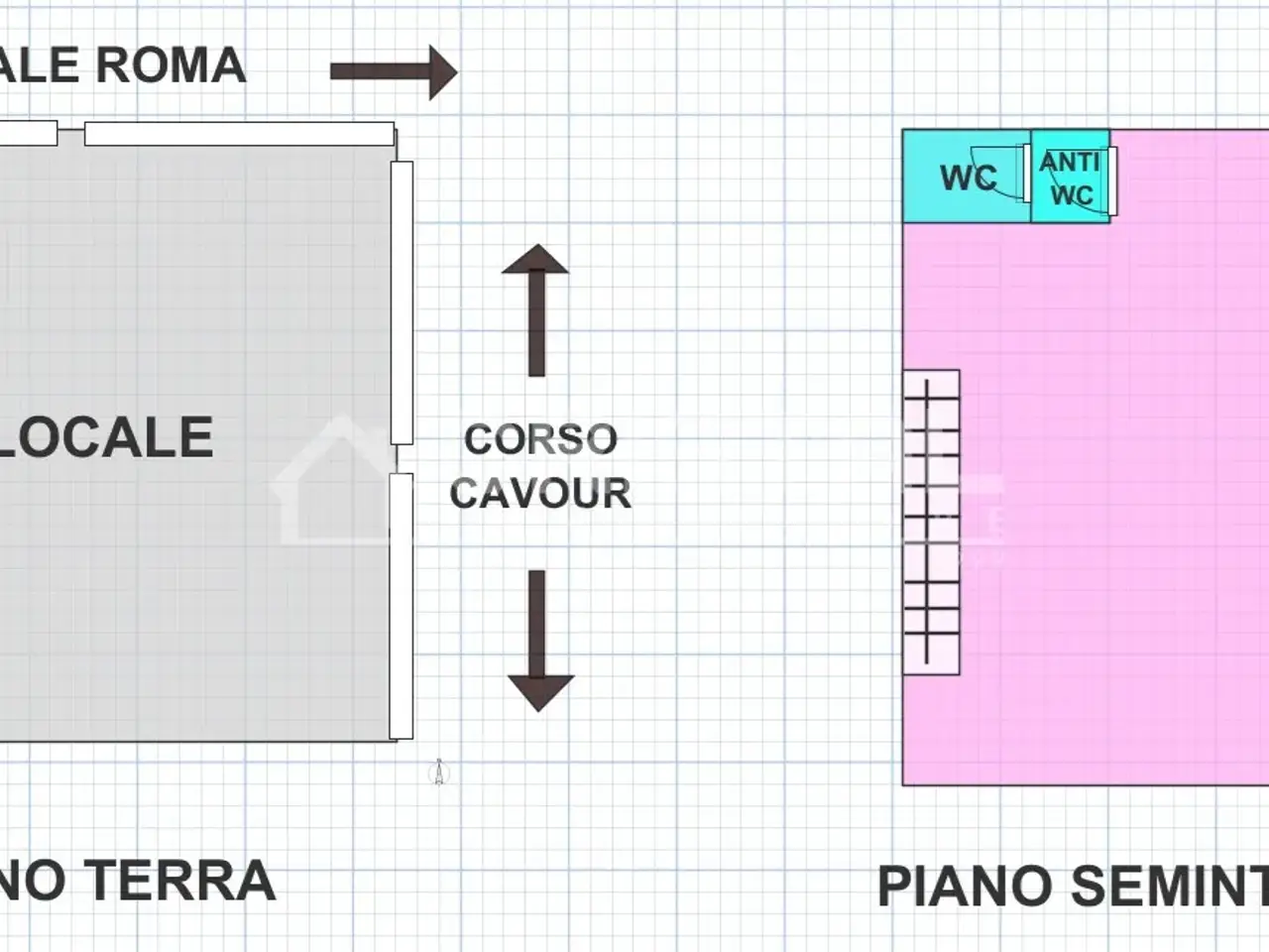 Palazzina commerciale in Viale Roma 2, Andria, {3} - Planimetria 1