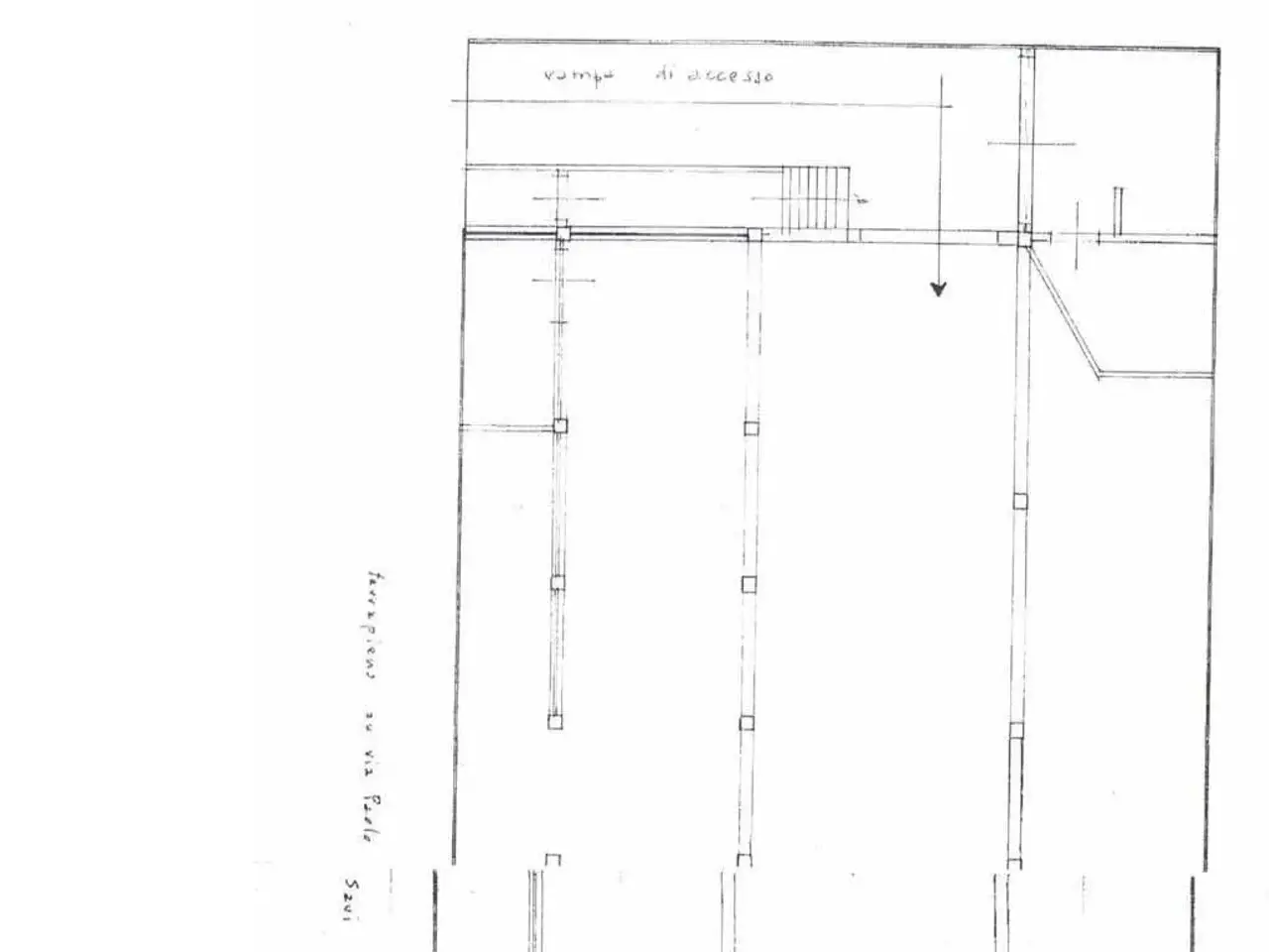 Magazzino in Via Paolo Savi, Roma, {3} - Planimetria 1