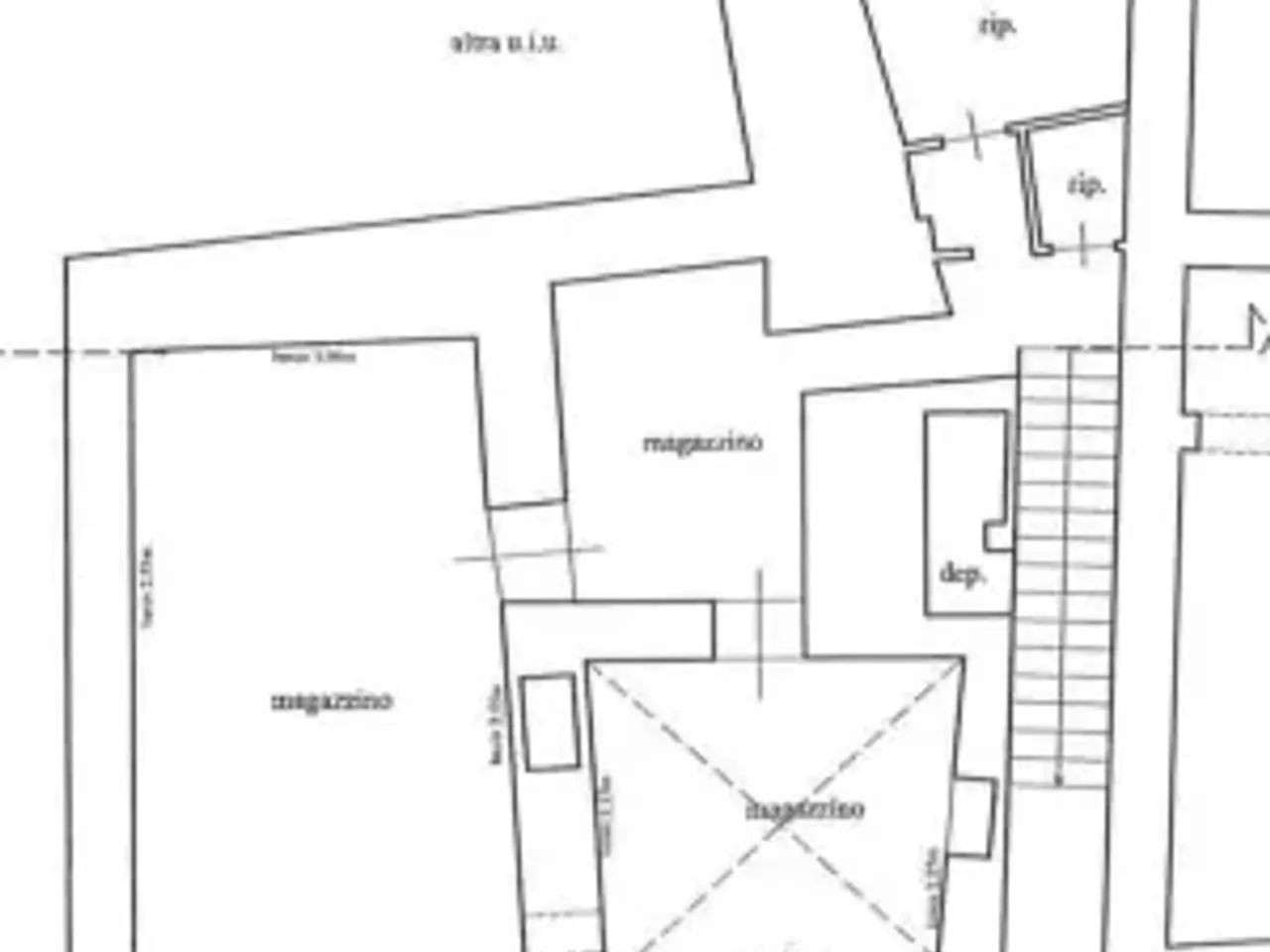 Magazzino in Vicolo dei Soldati, Roma, {3} - Planimetria 1