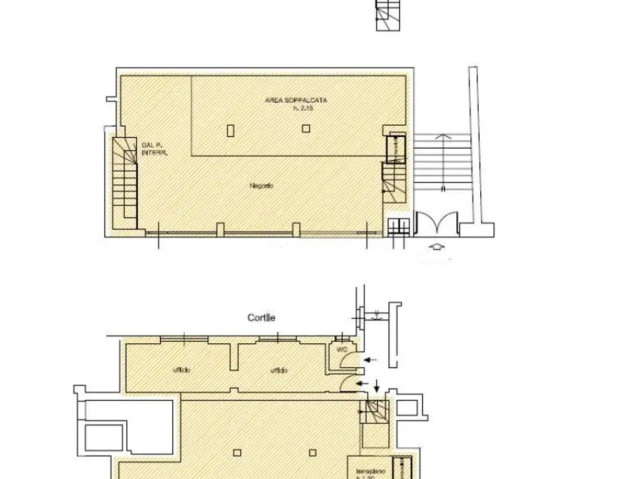 Negozio in Via Torino, Milano, {3} - Planimetria 1