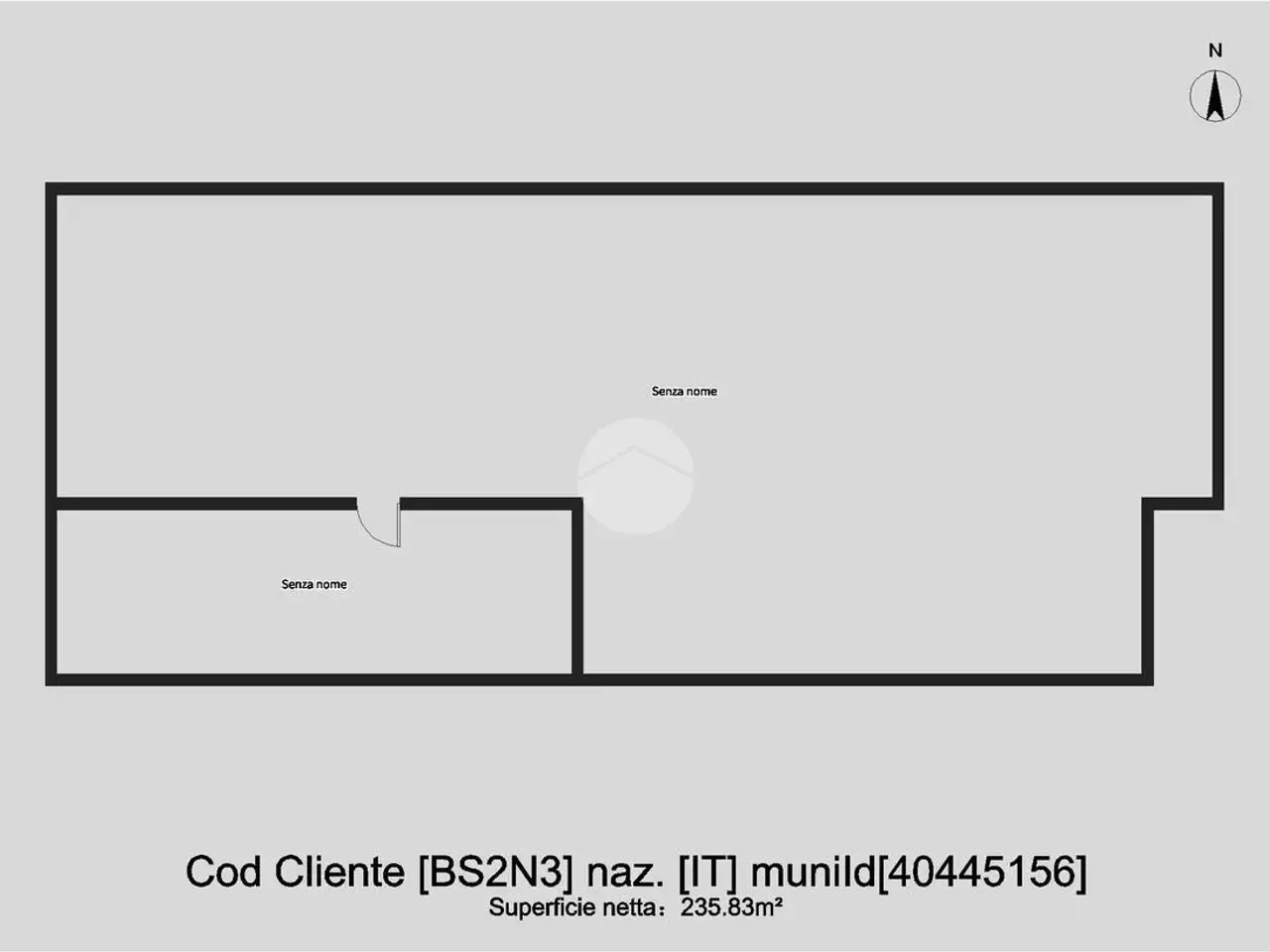 Ufficio in Via San Protasio 14, Cologne, {3} - Planimetria 1